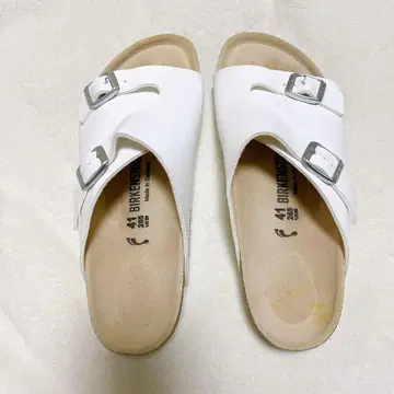 BIRKENSTOCK 화이트 샌들 41