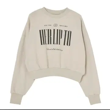 Her lip to Cherish Oversized Sweatshirt