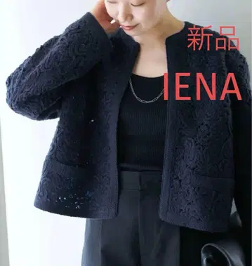 미사용 새상품 택 포함 IENA 이에나 자수 레이스 자켓 F