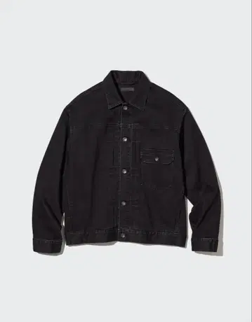 UNIQLO 데님 자켓 G 자켓 블랙