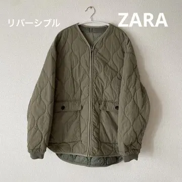 ZARA 자라 퀼팅 재킷 점퍼 블루종 코트 몬스터