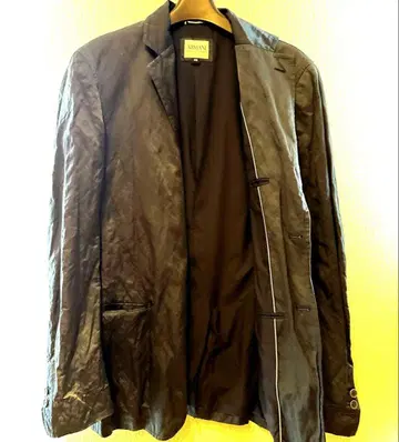 레어! 컨디션 최상 ARMANI 테일러드 자켓 46 네이비 이탈리아제