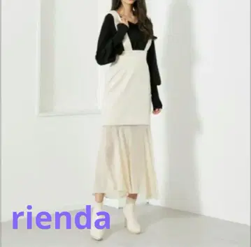 rienda 서스펜더 레이어드 오버롤 스커트