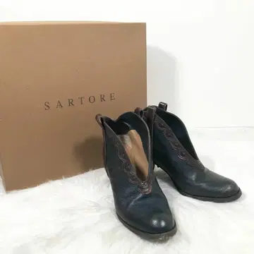 사토레 SARTORE 부티 숏부츠 가죽 35