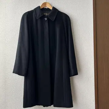 캐시미어 블랙 롱 코트 11AR