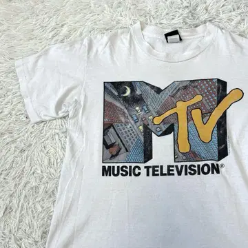 MTV 빈티지 구제 의류 90s 티셔츠 음악 티셔츠