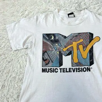 MTV 빈티지 구제 의류 90s 티셔츠 음악 티셔츠