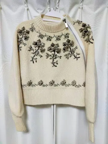 sacai 23AW 비쥬 니트 풀오버