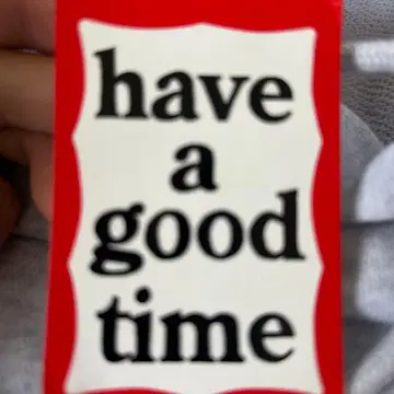 have a good time 후드티 그레이