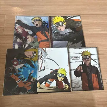 나루토 질풍전 클리어 파일 2개 책받침 3개 미개봉