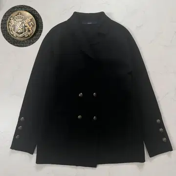 프레임워크 미라노 리브 니트 자켓 블랙 골드 버튼 프리 사이즈