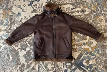 뷰티앤유스 페이크 보아 무스탕 빅 B-3 블루종