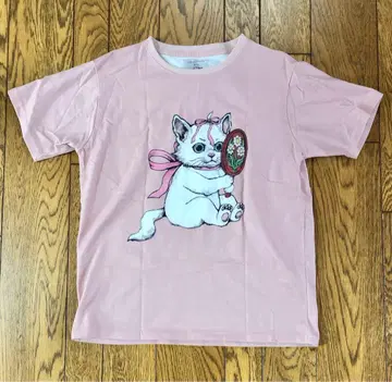THE ARISTOCATS 히구치 유코 핑크 T셔츠
