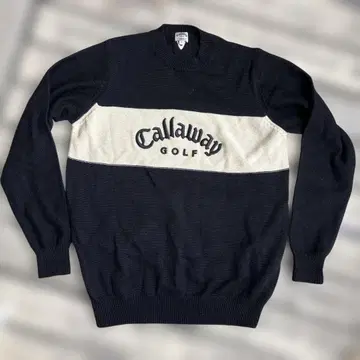 Callaway 골프 스웨터 L 사이즈 네이비/화이트