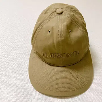 IL BISONTE 베이지 야구 모자 xs