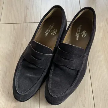 BEAMS HEART 스웨이드 코인 로퍼