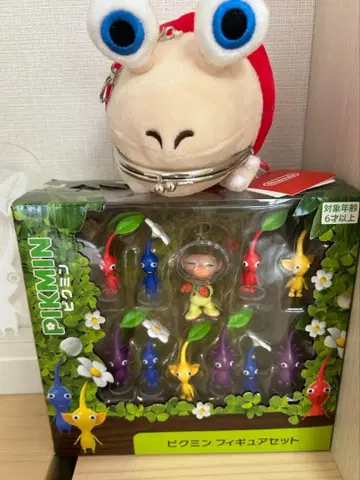 피크민 피규어 세트 & 차피 개구리 지갑