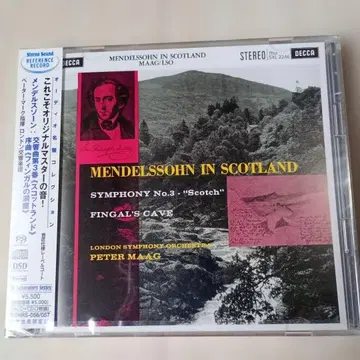 SACD+CD 페터 마크 멘델스존 교향곡 제3번 스테레오 사운드