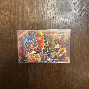 미사용 telephone card 디즈니 크리스마스 '95