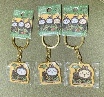 치이카와 (먼작귀) 가고시마 한정판 아마미노 크로우 토끼 다이컷 키링