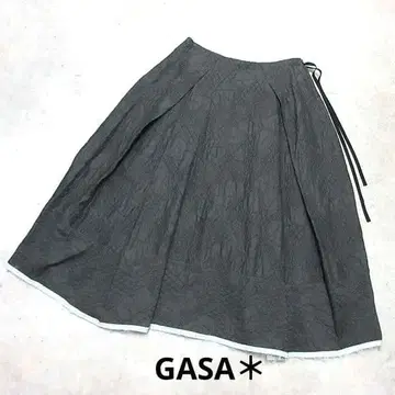 새상품급 GASA 가사 gasa 퀼트 스커트 퀼팅 스커트 자수