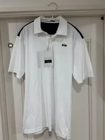 efficace blanc 에피카스 피케 셔츠 화이트/블랙