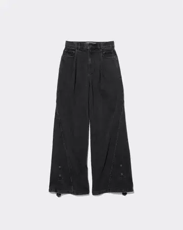 GU x rokn 데님 청바지 XS 다크 그레이