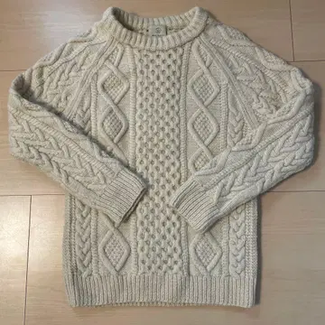 BEAUTY & YOUTH 케이블 짜임 니트 S 피셔맨 니트