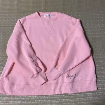 레터링 자수 루즈핏 맨투맨 풀오버