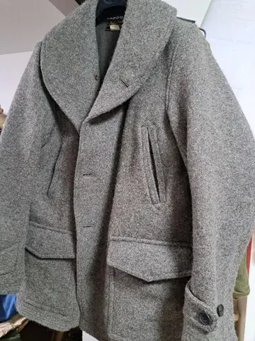 Phigvel 레일 로더 울 코트, 피코트