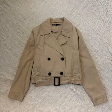 ZARA 더블 브레스트 트렌치코트 S