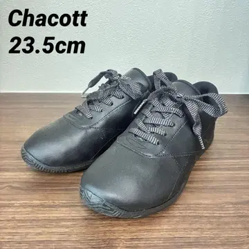 컨디션 최상 Chacott 차코트 심플 스니커즈 블랙 23.5cm