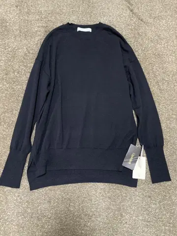미사용 새상품 라빠르망 side slit knit 블랙 사이드슬릿 니트