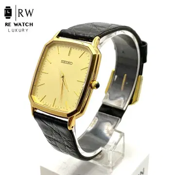 7-4127 SEIKO 8J41-0AK0 골드 스퀘어 손목시계
