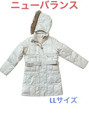 New Balance 화이트 다운 자켓
