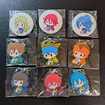 이나즈마 일레븐 태엽식 러버 스트랩 캔뱃지 묶음 판매, 낱개 판매 가능