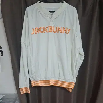 JACKBUNNY 로고 셔츠 화이트