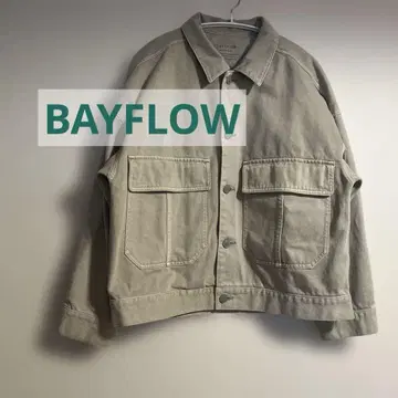 베이플로우 BAYFLOW 데님 자켓 베이지