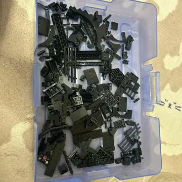 LEGO 블랙 컬러 부품 다수 세트