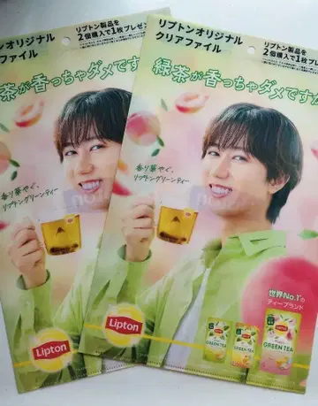 아베 료헤이 립톤 클리어 파일 2장 세트