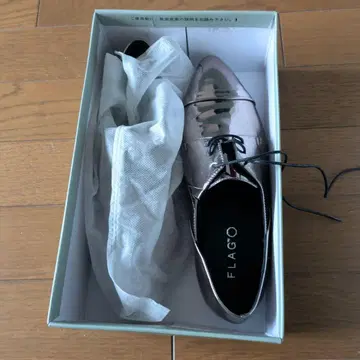 FLAGO 실버 옥스퍼드 신발 245