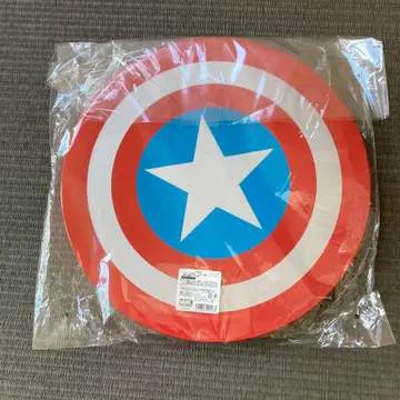 MARVEL 캡틴 아메리카 쉴드형 쟁반(트레이)과 아트 보드 세트