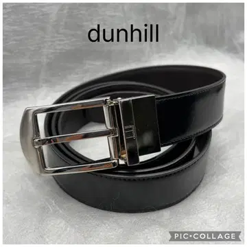 새상품급 dunhill 던힐 원터치 리버서블 가죽 벨트 블랙/짙은 갈색