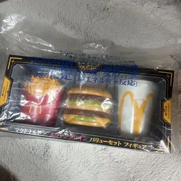 [미사용 새상품] 맥도날드 x 에반게리온 콜라보 발유 세트 피규어