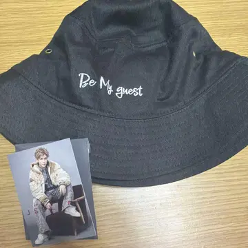 블랙 버킷햇 Be My guest 사진 카드 포함 이와타 타카노리 GAN