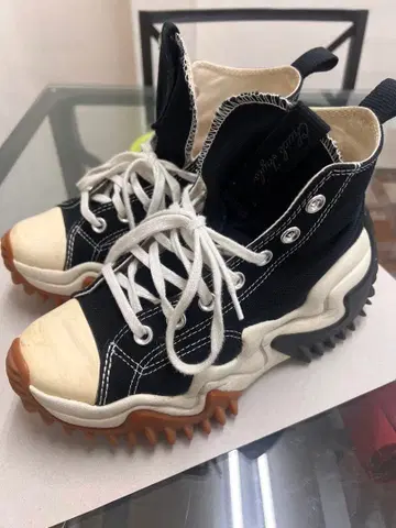 CONVERSE 스니커즈 블랙/화이트