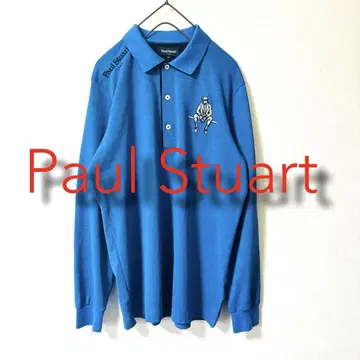 골프 피케 셔츠 긴팔 Paul Stuart 폴 스튜어트 M