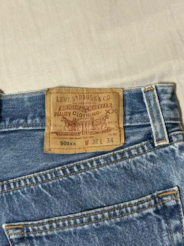 LEVI STRAUSS & CO. 501xx W32 L34 데님