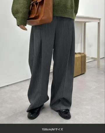 kutir 모듬 와이드 슬랙스 팬츠