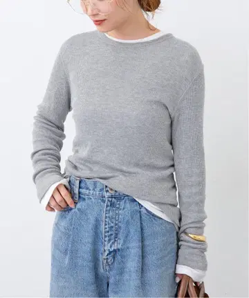 Deuxieme Classe 골지 롱 슬리브 풀오버